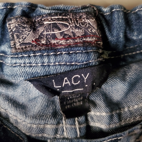 Girls silver shorts - Picture 3 of 5